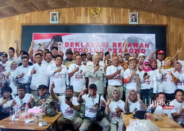 Dukung Prabowo Capres 2024, Ratusan Relawan Gelar Deklarasi di Jepara