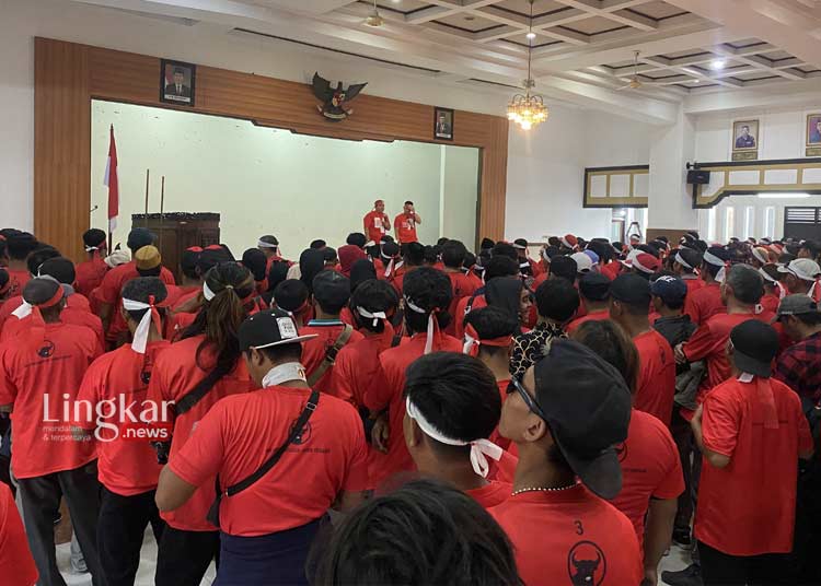 Ratusan Kader PDIP Kudus Konsolidasi Partai di Semarang
