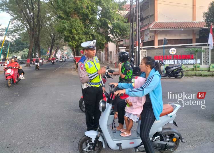 Sepeda Listrik Dilarang Digunakan di Jalan Raya, Polres Grobogan Sosialisasikan Aturannya
