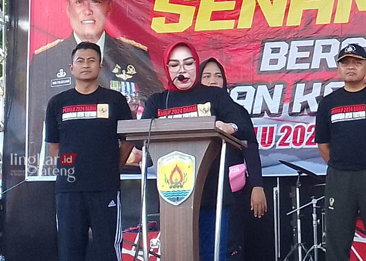 Bupati Sumarni Ajak Masyarakat Grobogan Wujudkan Pemilu Damai
