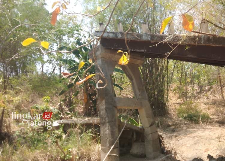 DPUPR Grobogan Sebut Perbaikan Jembatan Ambruk Jadi Wewenang Desa