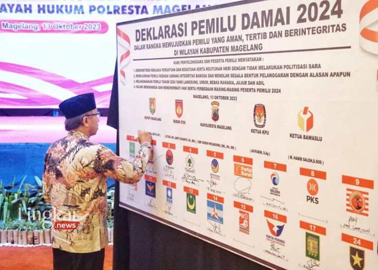 Hadapi Tahun Politik, Seluruh Eleman Diminta Dukung Kesiapan Pemilu 2024 di Magelang