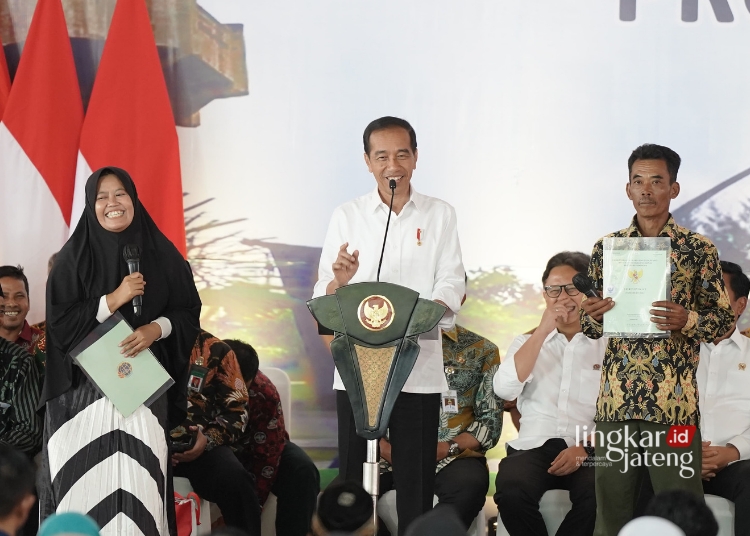 Pesan Jokowi untuk Warga Grobogan: Sertifikat Tanah Boleh untuk Jaminan Pinjaman, Tapi Ada Syaratnya