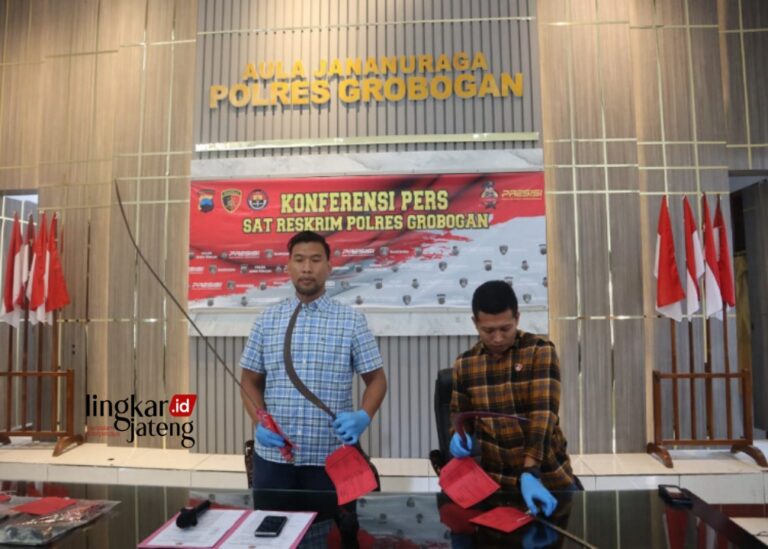 Kedapatan Bawa Senjata Tajam, Pelajar di Grobogan Ditangkap Polisi