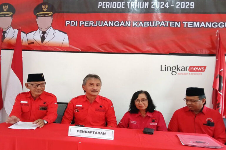 PDIP Temanggung Terima Pendaftaran Delapan Bacabup dan Bacawabup Pilkada 2024