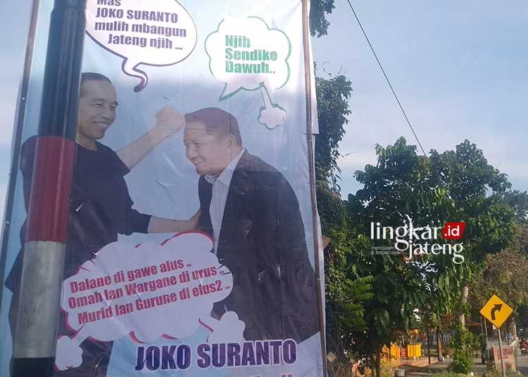 Beredar Baliho ‘Crazy Rich Grobogan’ Seolah Didukung Jokowi di Pilgub Jateng